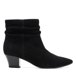 Clarks Womens Teresa Skip Black Boots (NWT)